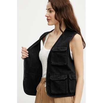 Pinko Дънков елек Pinko в черно преходен модел 105053 A2HF (105053.A2HF)