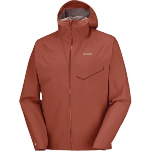 Salomon Мъжко яке за бягане Salomon Bonatti Waterproof Jacket Running jacket - Burnt Umber (028-0927-0113)
