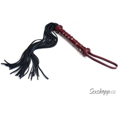 Kožené důtky Liebe Seele Wine Red