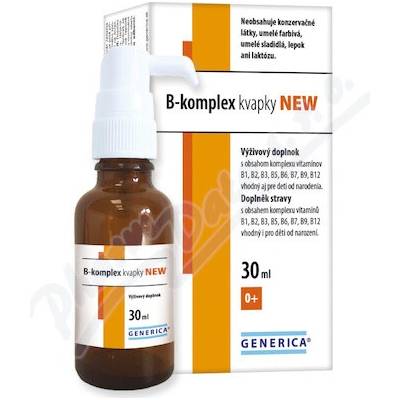 Generica B-komplex kvapky NEW 30 ml