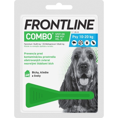 Frontline Combo Spot-On Dog M 10-20 kg 1 x 1,34 ml