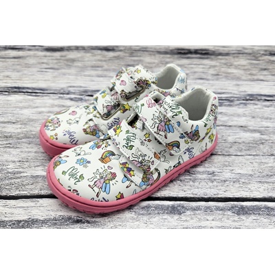 Lurchi boty Nexo Nappa white flower