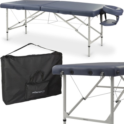 AVENO LIFE Hliníkový masážny stôl VERONA 71 cm - modrý