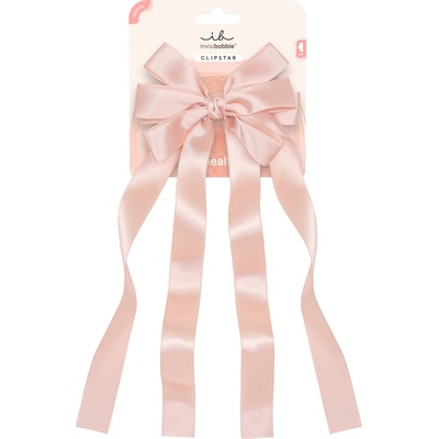 Invisibobble Clipstar M Ribbon Glam 1 ks, růžová