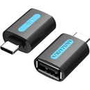 Vention USB-C (M) to USB 2.0 (F) OTG Adapter Black PVC Type CDTB0