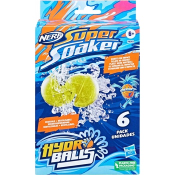 Nerf Míčky do vody Super Soaker Hydro Balls, 6 kusů