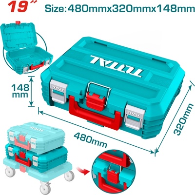 TOTAL Куфар за инструменти TOTAL, 480 x 320 x 148 мм (TL TPBXS102)