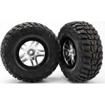 Traxxas колело 2.2/3.0", джанта SCT Split-Spoke сатенено-черна, гума Kumho S1 (2) (2WD предни)