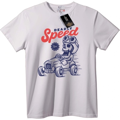 NOONEBRAND Тениска Смъртоносна Скорост Кола - 4XL, Black