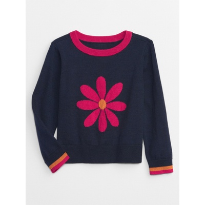 GAP Бебешки пуловер с цвете GAP GAP | Sin | Момичешки | 92