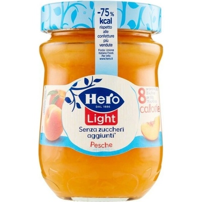 Hero Broskyňová marmeláda Bez cukru 280g