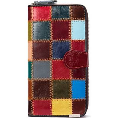 Delis Дамски портфейл, Becca PT1153, естествена кожа, многоцветен модел (PT1153)