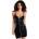 Glossy Wetlook Dress Naomi Black S