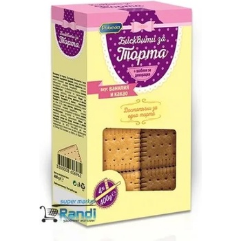 Image 1 of Победа Бисквити за торта ванилия и какао 400 гр