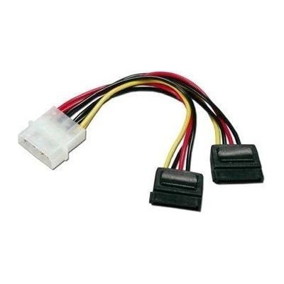 Dátový kábel ROLINE napájací FDD 5.25 "- 2x SATA, 0.15 (11031050)