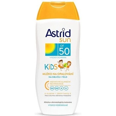 Astrid Sun Kids mlieko na opaľovanie SPF50 80 ml