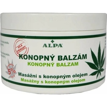 Alpa konopný balzam masážny s mentolom 250 ml