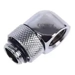 Alphacool L-конектор Alphacool HF, Въртящ се, G1/4 външна към G1/4 вътрешна резба, Сребрист (AC-1011041) - xtreme