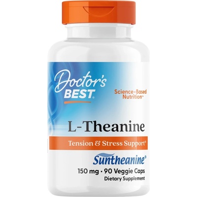 Doctor’s best l-theanine for suntheanim 90 vegetariánskych kapsúl