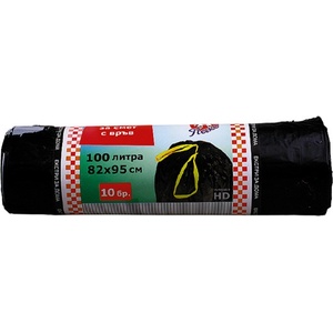 Торби за смет с връв 100 l 82х95 cm 10 бр (2711026-4-40)