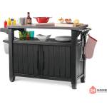  Градински бар за съхранение Keter Unity графит XL, 207l, 123.7х54х90см