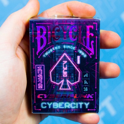 Cyberpunk Cybercity Bicycle Cardistry – Zboží Dáma