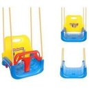 Malatec 9918 dětská houpačka plastová 3v1 modrá