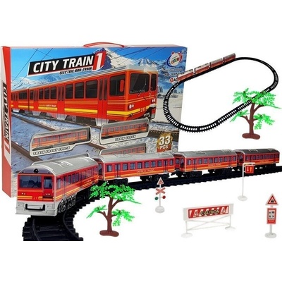 RKToys Vláčkodráha City Train s vlakem a kolejemi