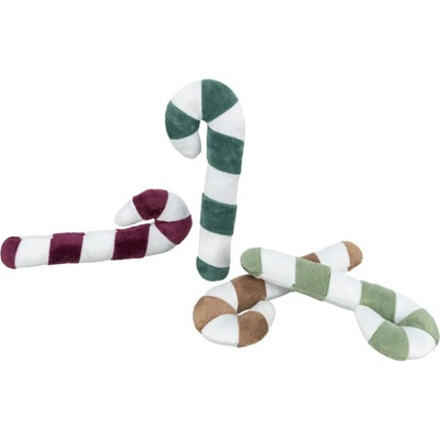 Trixire xmas vánoční hůlka plyšová s catnipem 17,5 cm