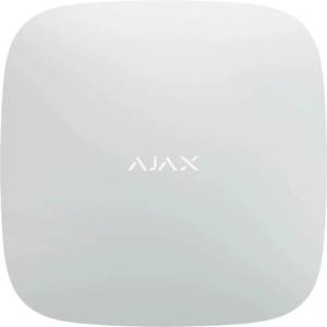 Ajax Systems 38237.01. WH1 Hub (2G) Jeweller - Безжичен контролен панел за аларма (SIM, 2G, Ethernet) бял (38237.01.WH1)