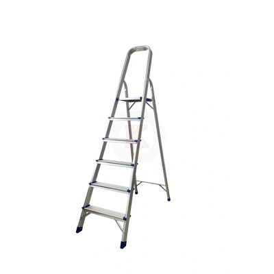 ТУНДЖА Стълба алуминиева домакинска двураменна 5+1 стъпала 1.68м ТУНДЖА (9700643)