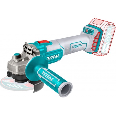 TOTAL Bruska úhlová AKU, 125mm, 20V LI-ION, industrial, bez baterie a nabíječky EXTTAGLI201258