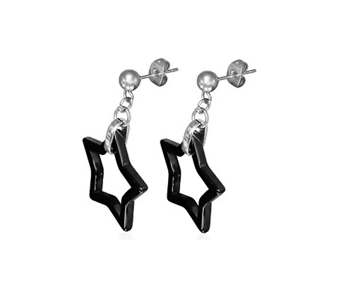Piercingate hvězdičky NAU00917 černá