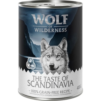 Wolf of Wilderness 24х400г The Taste Of. . . Wolf of Wilderness, консервирана храна за кучета -Scandinavia