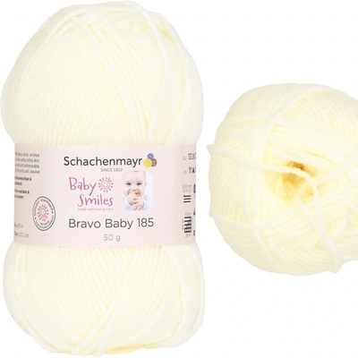Schachenmayr Baby smiles - bravo baby 185 - dětská, akryl Baby smiles - bravo baby: 1020 Vanilková