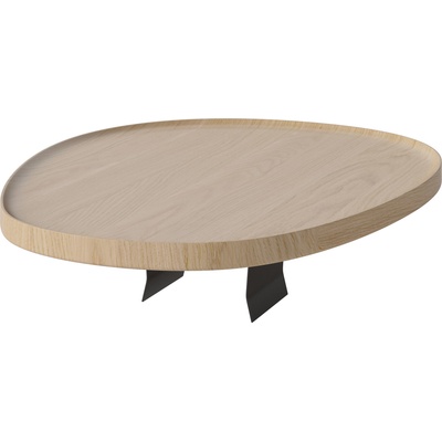 Bolia Поднос Coast с приставка за диван 36, 5 x 44, 5 см светъл дъб (04-117-02_00002)