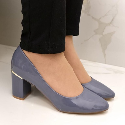 Dámske lakované lodičky BETTY modré