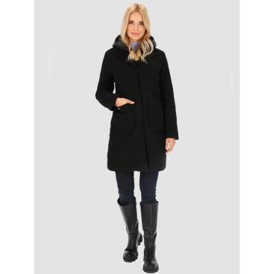 Perso Woman's Stylish women's insulated fleece jacket čierna
