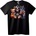 NOONEBRAND Тениска страшен Halloween скелет и плюшена мечка - 2XL, Black