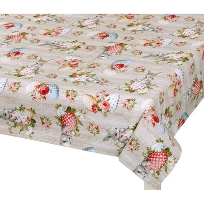 Bellatex Obrus Veľká noc Zajačik béžová 120x140cm