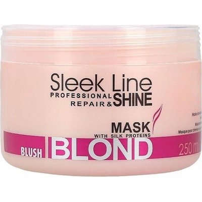 Stapiz Sleek Line Blush Blond Mask maska na blond vlasy s hodvábom 250 ml