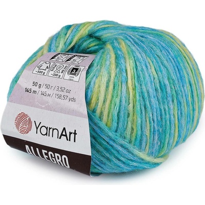Pletací příze Allegro 50 g Varianta: 11 (749) modrá azurová, Balení: 1 ks 61634/160050/286167