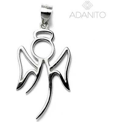Beneto AGH455 Stříbrný přívěsek anděl