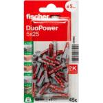  ДЮБЕЛ fischer 534992 duopower ф5х25мм УНИВЕРСАЛЕН 45бр (534992)