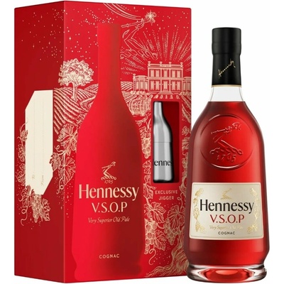 Hennessy VSOP 40% 0,7 l (dárčekové balenie nerezová odmerka jigger)