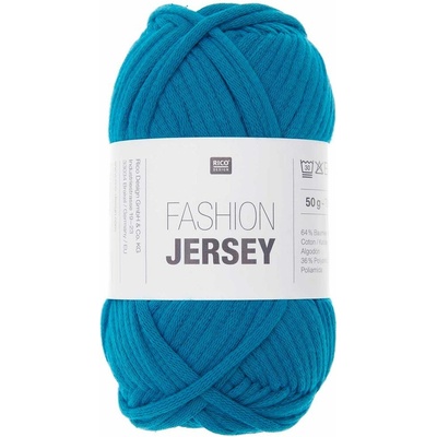 Rico design háčkovacia šnúra Fashion Jersey odtieň 028 tmavo tyrkysová - 1 ks