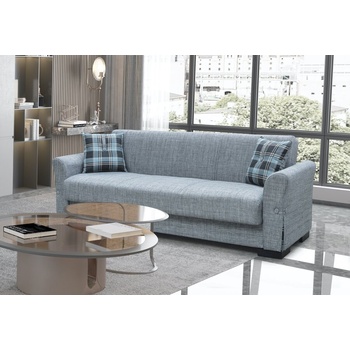 ЕВРОМАР Разтегателен диван felipe 2 сив (096.001.0038)