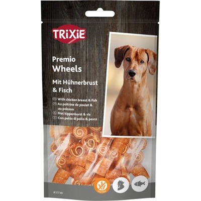 Trixie Premio FISH CHICKEN WHEELS měkká kolečka kuře s rybou 75 g