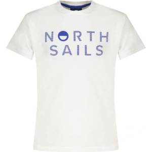North sails Бяла тениска с къс ръкав за деца north sails, Цвят Бяло (795047000_bi0101)