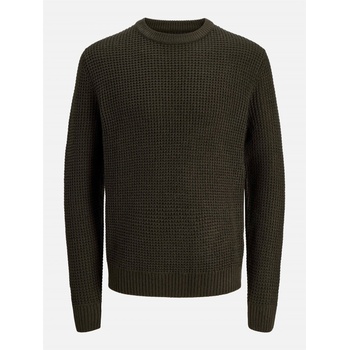 JACK & JONES Пуловер Jack and Jones Men's Knitted Crew Neck Jumper - Rosin